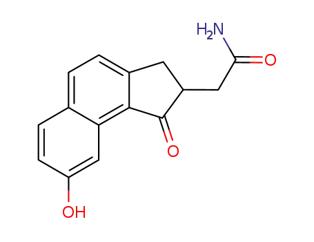 2-(8-hydroxy-1-oxo-2,3-dihydro-1H-cyclopenta[a]naphthalen-2-yl)acetamide