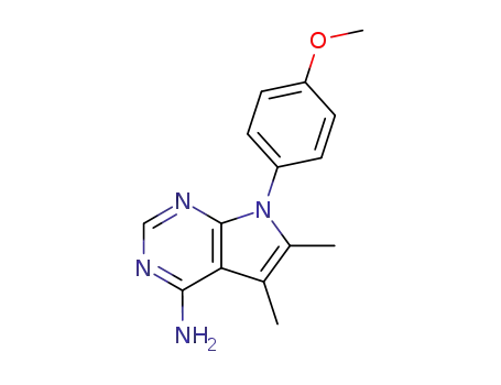 7-(4-methoxyphenyl)-5,6-dimethyl-7H-pyrrolo[2,3-d]pyrimidin-4-amine