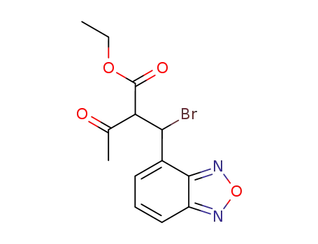2-(Benzo[1,2,5]oxadiazol-4-yl-bromo-methyl)-3-oxo-butyric acid ethyl ester