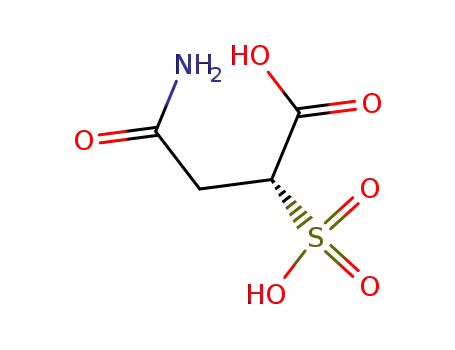 Molecular Structure of 70904-61-9 (4-amino-4-oxo-2-sulfobutanoic acid)