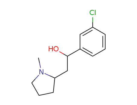 alpha-(3-Chlorophenyl)-1-methyl-2-pyrrolidineethanol