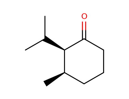 Molecular Structure of 15358-74-4 (Cyclohexanone,3-methyl-2-(1-methylethyl)-, (2R,3S)-rel-)