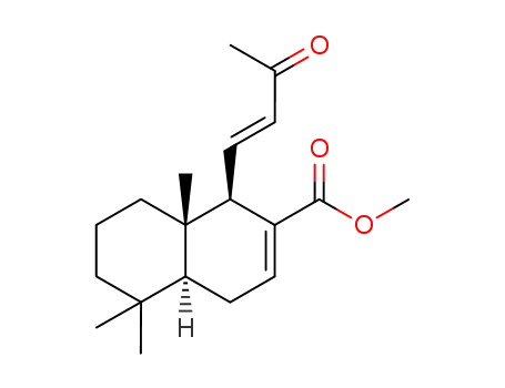 (1R,4aS,8aS)-5,5,8a-Trimethyl-1-((E)-3-oxo-but-1-enyl)-1,4,4a,5,6,7,8,8a-octahydro-naphthalene-2-carboxylic acid methyl ester