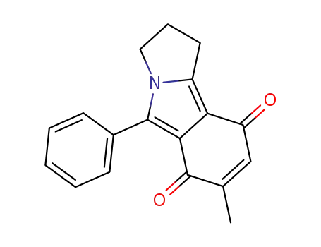 Molecular Structure of 72726-08-0 (1H-Pyrrolo(2,1-a)isoindole-6,9-dione, 2,3-dihydro-7-methyl-5-phenyl-)
