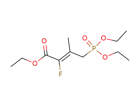 ethyl 4-diethoxyphosphinyl-2-fluoro-3-methyl-2-butenoate