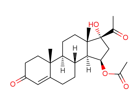 15β-acetoxy-17α-hydroxy-4-pregnen-3,20-dine