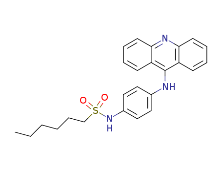 1-Hexanesulfonamide,N-[4-(9-acridinylamino)phenyl]-