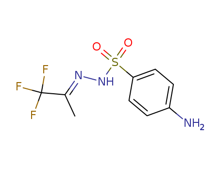 Benzenesulfonic acid,4-amino-, 2-(2,2,2-trifluoro-1-methylethylidene)hydrazide cas  727-35-5