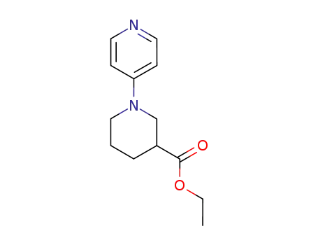 Molecular Structure of 80028-27-9 (1-(4-PYRIDINYL)-3-PIPERIDINECARBOXYLIC ACID ETHYL ESTER)