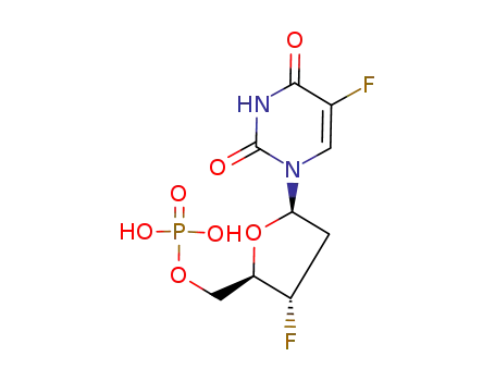 5-fluoro-(2',3')-dideoxy-3'-fluorouridine 5'-phosphate