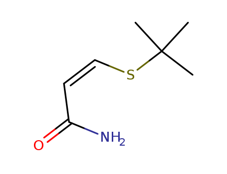 2-Propenamide,3-[(1,1-dimethylethyl)thio]-, (Z)- (9CI) cas  871-39-6