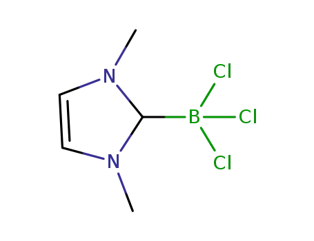 Molecular Structure of 1352941-55-9 ((1,3-dimethyl-1H-imidazolium-2-yl)trichloroborate)