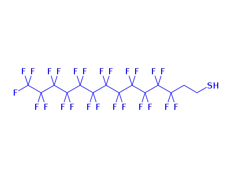 Molecular Structure of 79840-60-1 (2-(Pentacosafluorododecyl)ethanethiol)