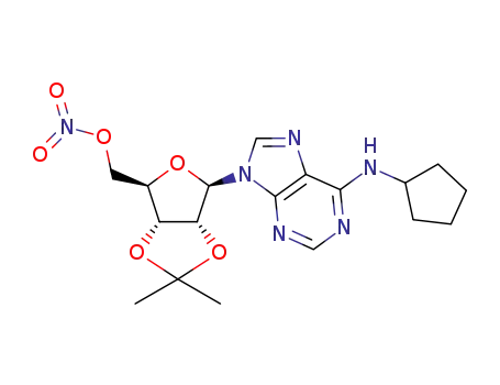 2′,3′-O-isopropylidene-N<sup>6</sup>-cyclopentyladenosine-5′-nitrate
