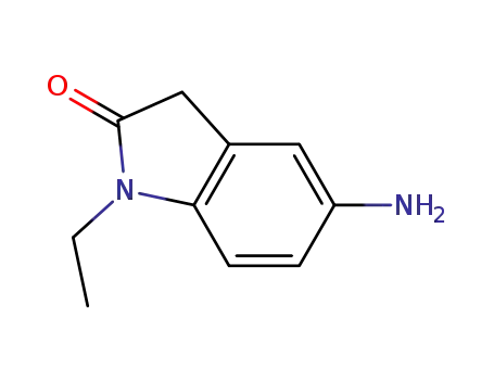 Molecular Structure of 875003-50-2 (5-AMino-1-ethylindolin-2-one)