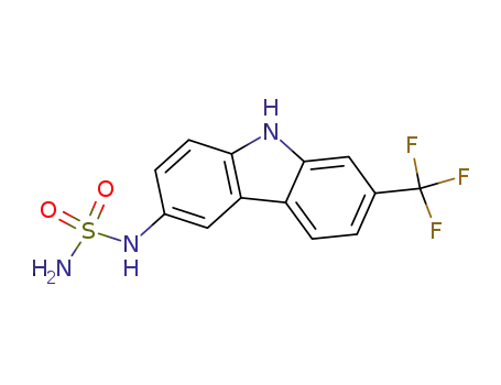 Molecular Structure of 872604-37-0 (Sulfamide, [7-(trifluoromethyl)-9H-carbazol-3-yl]- (9CI))