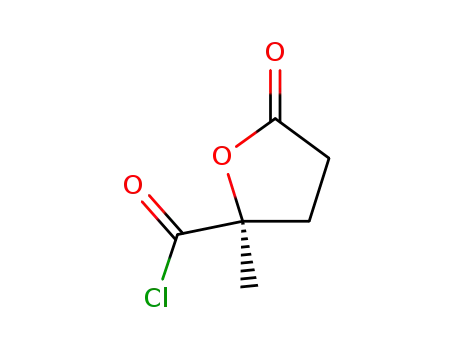 2-푸란카르보닐 클로라이드, 테트라히드로-2-메틸-5-옥소-, (S)-(9CI)