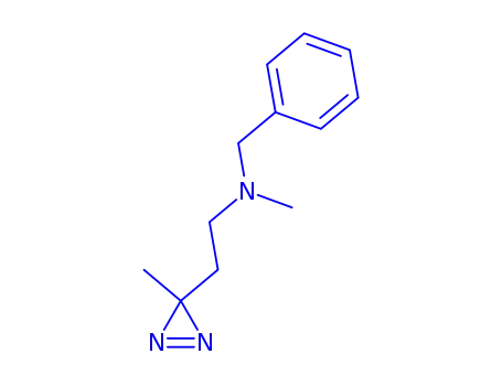 Molecular Structure of 801204-59-1 (3H-Diazirine,3-[2-(benzylmethylamino)ethyl]-3-methyl-(8CI))