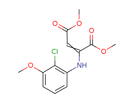 2-BUTENEDIOIC ACID 2-[(2-CHLORO-3-METHOXYPHENYL)AMINO]-,1,4-DIMETHYL ESTER