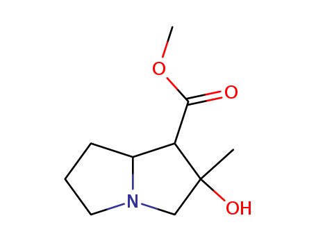 1H-Pyrrolizine-1-carboxylicacid, hexahydro-2-hydroxy-2-methyl-, methyl ester, (1R,2R,7aR)-rel-