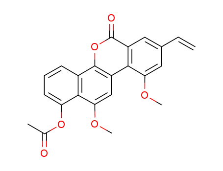 1-(acetyloxy)-8-ethenyl-10,12-dimethoxy-6H-benzo<d>naphtho<1,2-b>pyran-6-one