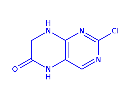Molecular Structure of 875231-98-4 (2-Chloro-pteridin)