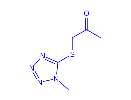 2-Propanone, 1-((1-methyl-1H-tetrazol-5-yl)thio)-