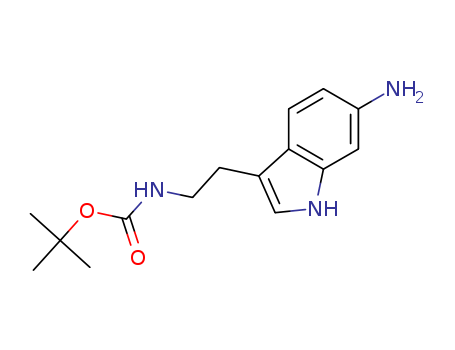 tert-butyl (2-(6-amino-1H-indol-3-yl)ethyl)carbamate
