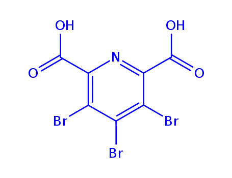Molecular Structure of 872268-64-9 (3,4,5-Tribromopyridine-2,6-dicarboxylic acid)
