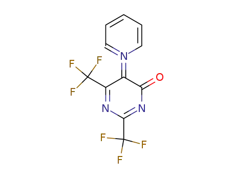 Molecular Structure of 87378-59-4 (1-[4-oxo-2,6-bis(trifluoromethyl)-4,5-dihydropyrimidin-5-yl]pyridinium)