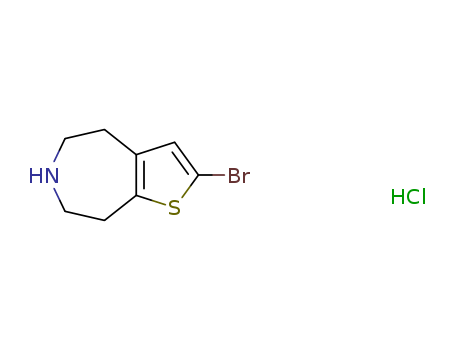 4H-Thieno[2,3-d]azepine, 2-bromo-5,6,7,8-tetrahydro-, hydrochloride