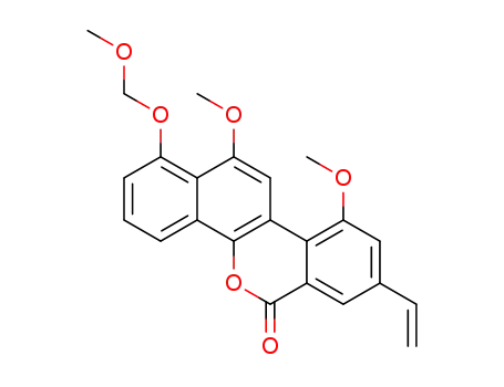 10,12-dimethoxy-1-(methoxymethoxy)-8-vinyl-6H-benzo-[d]naphtho[1,2-b]pyran-6-one