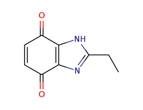 Molecular Structure of 873205-71-1 (1H-Benzimidazole-4,7-dione,  2-ethyl-)