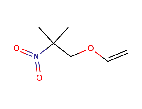 Molecular Structure of 87137-88-0 (propane, 1-(ethenyloxy)-2-methyl-2-nitro-)