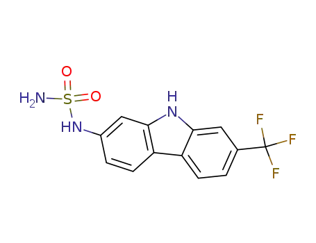 설파미드, [7-(트리플루오로메틸)-9H-카바졸-2-일]-(9CI)