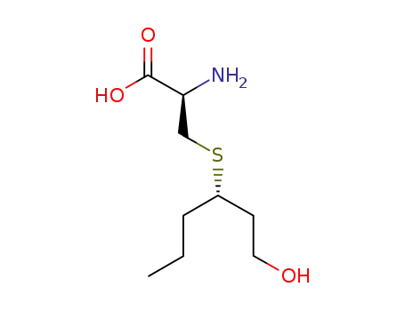 Molecular Structure of 656822-49-0 (L-Cysteine, S-[(1S)-1-(2-hydroxyethyl)butyl]-)