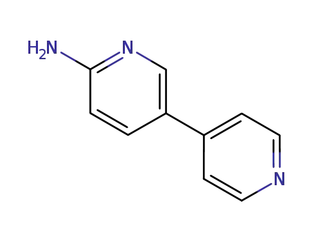 Molecular Structure of 79739-33-6 (3,4'-bipyridin-6-amine)