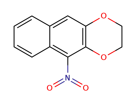 Molecular Structure of 872798-20-4 (Naphtho[2,3-b]-p-dioxin,  2,3-dihydro-5-nitro-  (5CI))