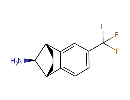 Molecular Structure of 87405-61-6 (9-amino-6-trifluoromethylbenzonorbornene)