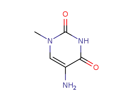 Molecular Structure of 23899-79-8 (5-amino-1-methylpyrimidine-2,4(1H,3H)-dione)