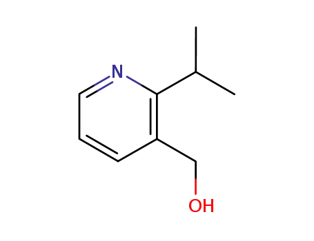 Molecular Structure of 194151-94-5 (3-Pyridinemethanol,2-(1-methylethyl)-(9CI))