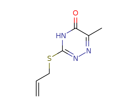 3-ALLYLSULFANYL-6-METHYL-4H-[1,2,4]TRIAZIN-5-ONE