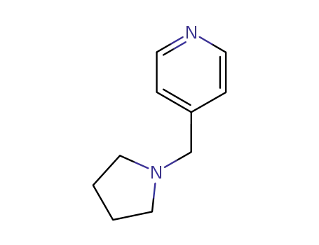 Molecular Structure of 94032-94-7 (Pyridine, 4-(1-pyrrolidinylmethyl)-)