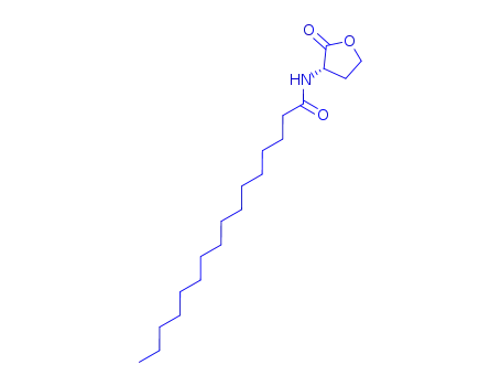 Molecular Structure of 87206-01-7 (N-hexadecanoyl-L-Homoserine lactone)