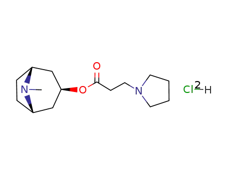 1-피롤리딘프로판산, 8-메틸-8-아자비시클로(3.2.1)옥트-3-일 에스테르, 디히드로클로라이드, 엔도-