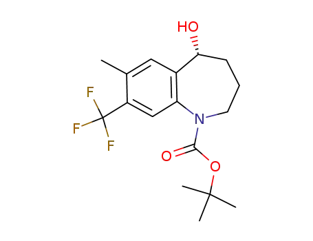 1H-1-Benzazepine-1-carboxylic acid, 2,3,4,5-tetrahydro-5-hydroxy-7-Methyl-8-(trifluoroMethyl)-, 1,1-diMethylethyl ester, (5R)-