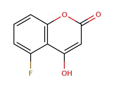 Molecular Structure of 799262-09-2 (2H-1-Benzopyran-2-one, 5-fluoro-4-hydroxy-)