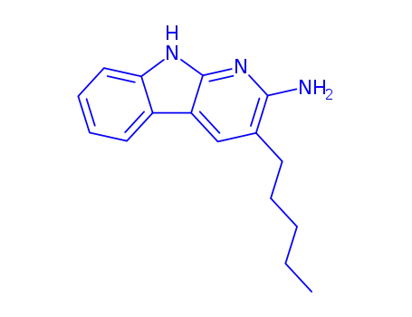 3-Pentyl-1H-pyrido(2,3-b)indol-2-amine