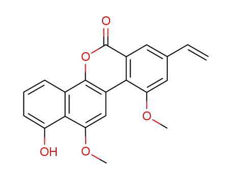 Molecular Structure of 80155-95-9 (defucogilvocarcin V)