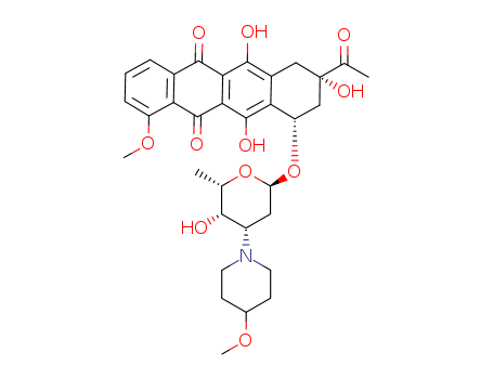 3'-(4-METHOXY-PIPERIDIN-1-YL)-3'-DEAMINODAUNORUBICIN